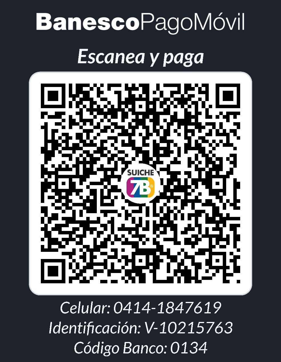 QR de Pago Móvil Banesco